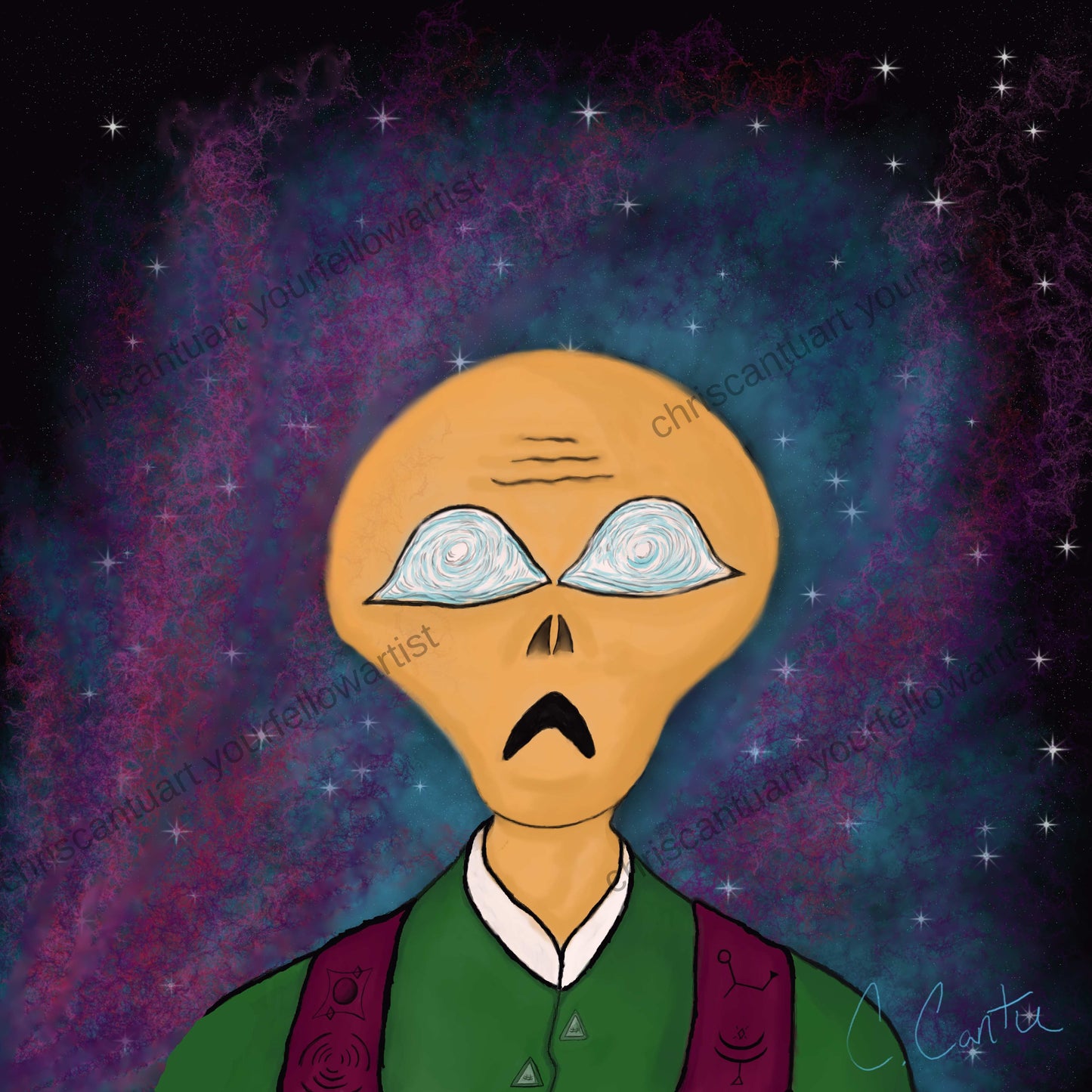 Spaced Out Alien